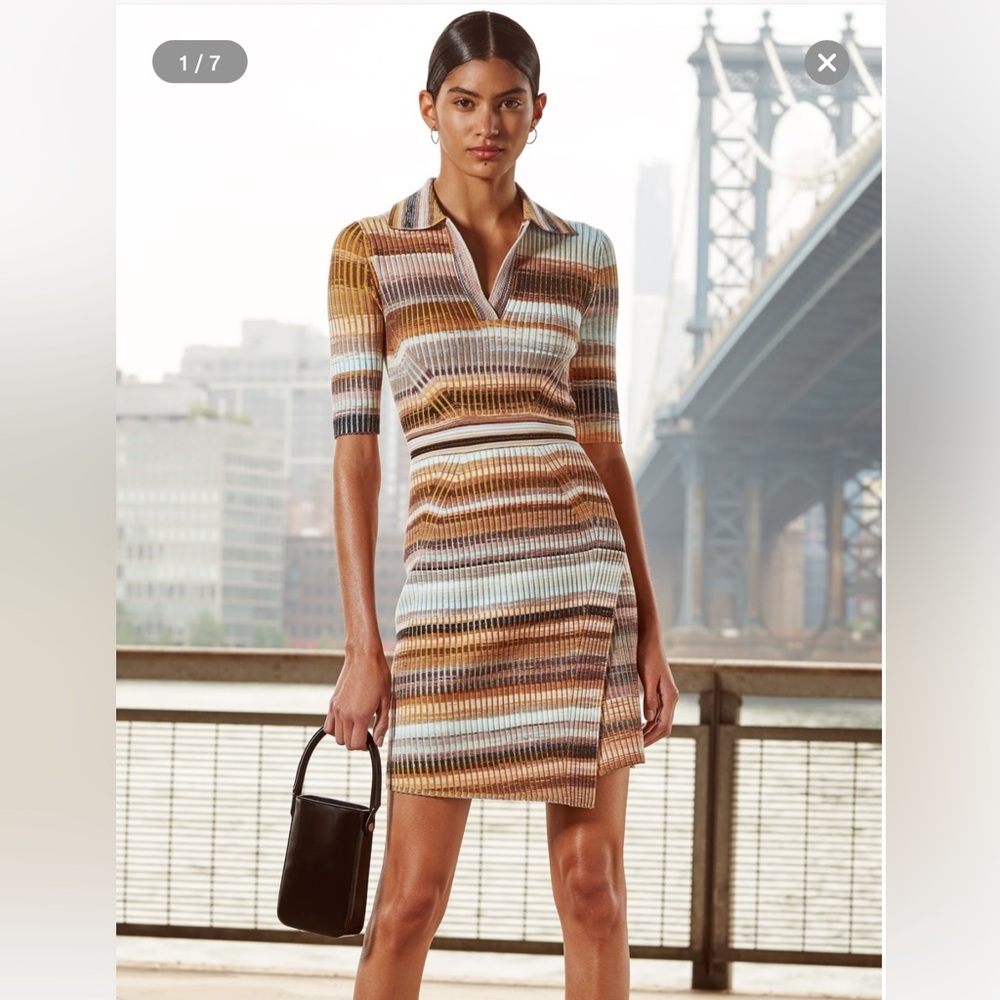 Simkhai Solana space dye knit dress